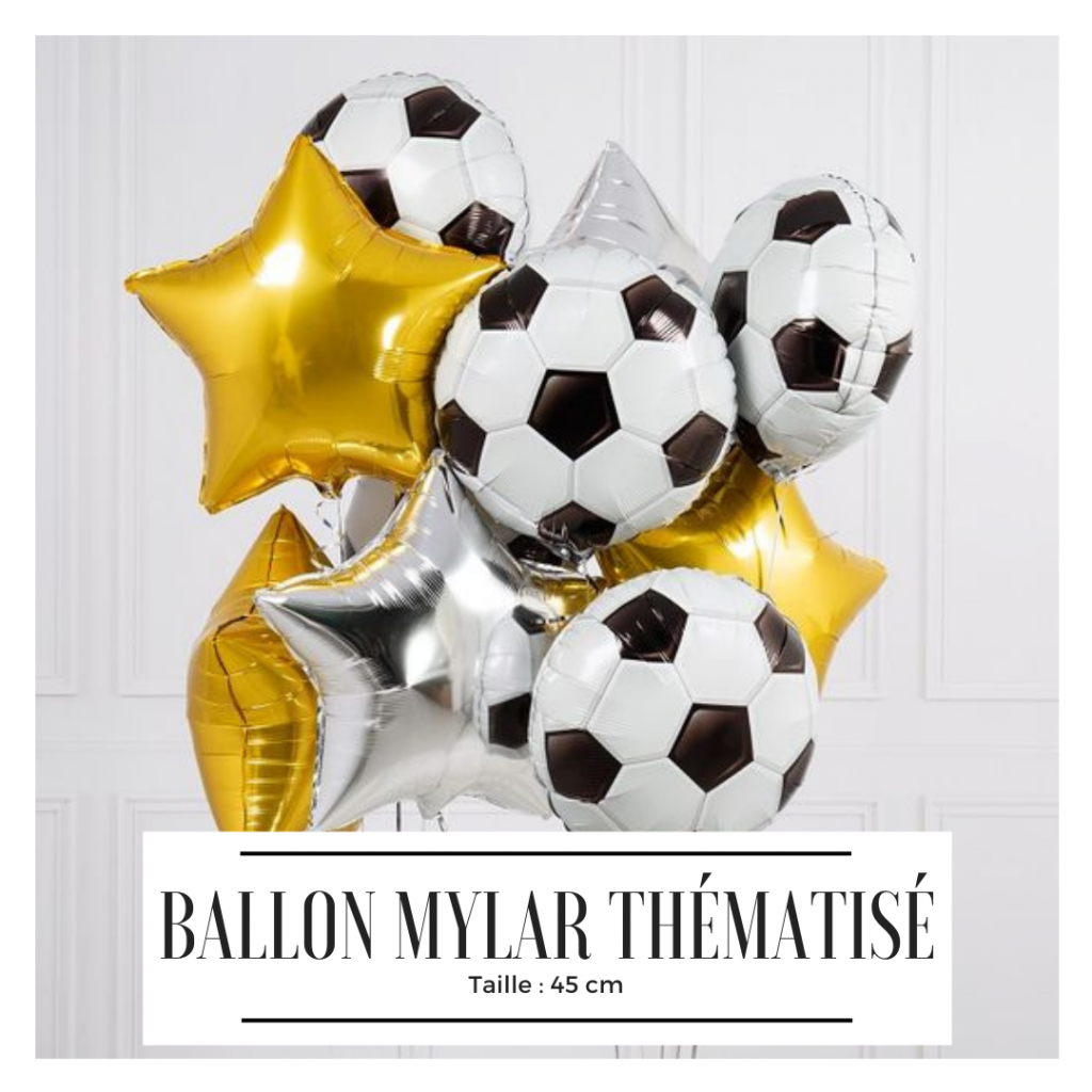 Ballon mylar rond ballon de foot