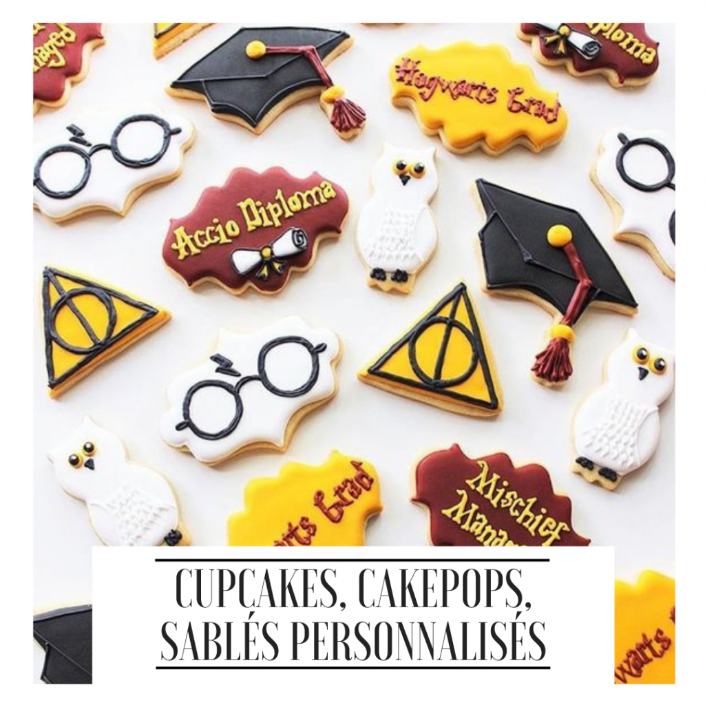Cupcakes, cakepops et sablés personnalisés
