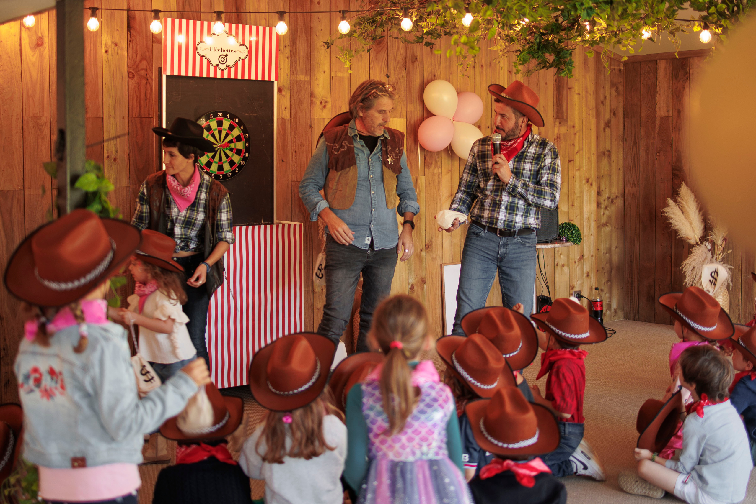 Anniversaire enfants Cow girl cheval