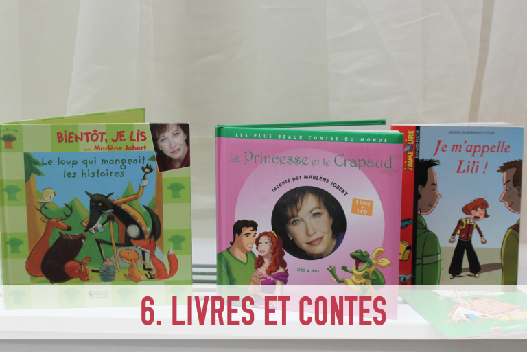 Une pause livres et contes lors de vote kids club